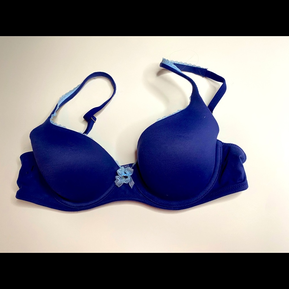 Body by Victoria’s Secret Lined Demi Bra Blue 34b